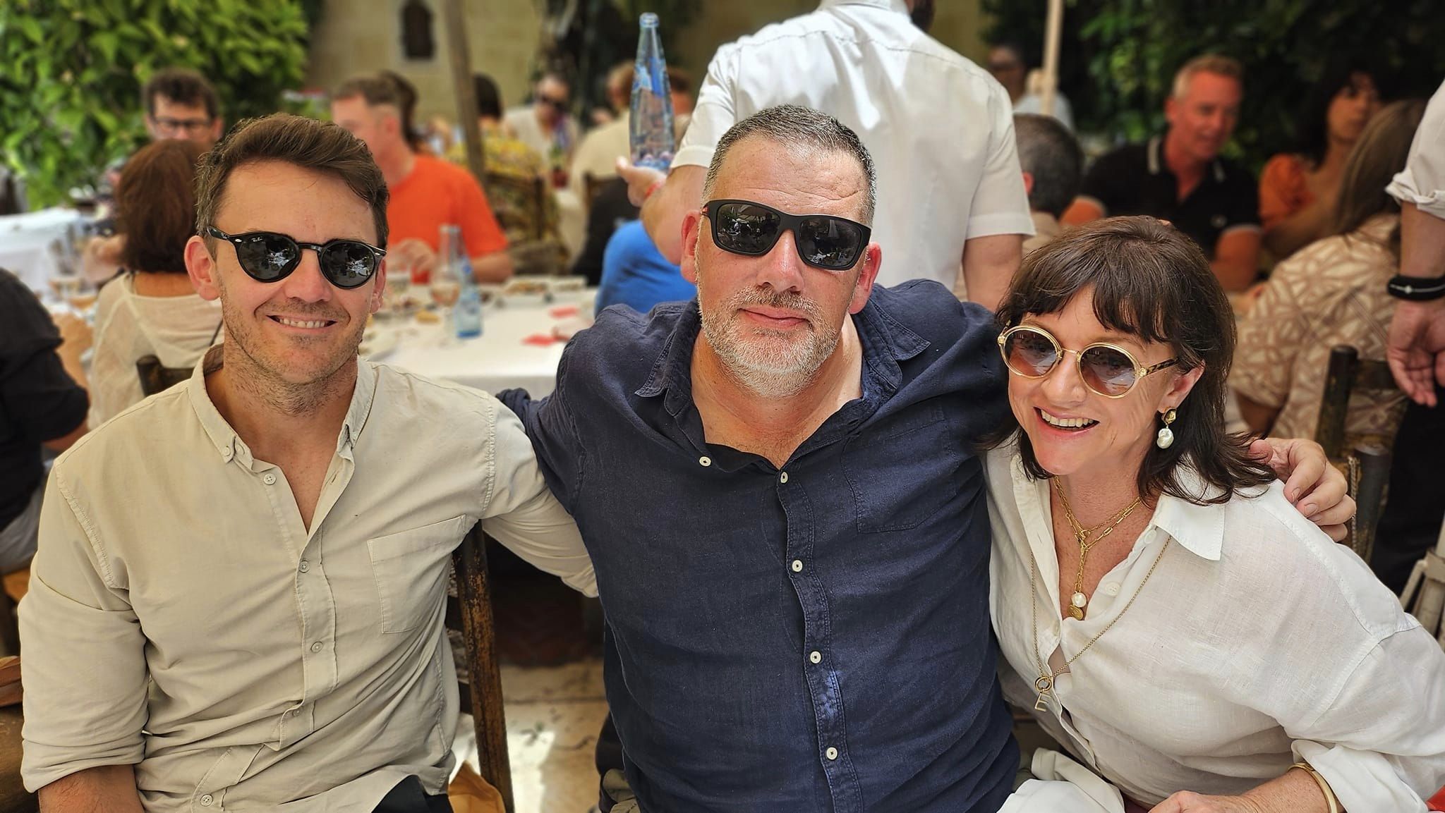 The Legendary CB Colombe d’Or Lunch – The heavy ad hitters hit the Rosé in St Paul de Vence