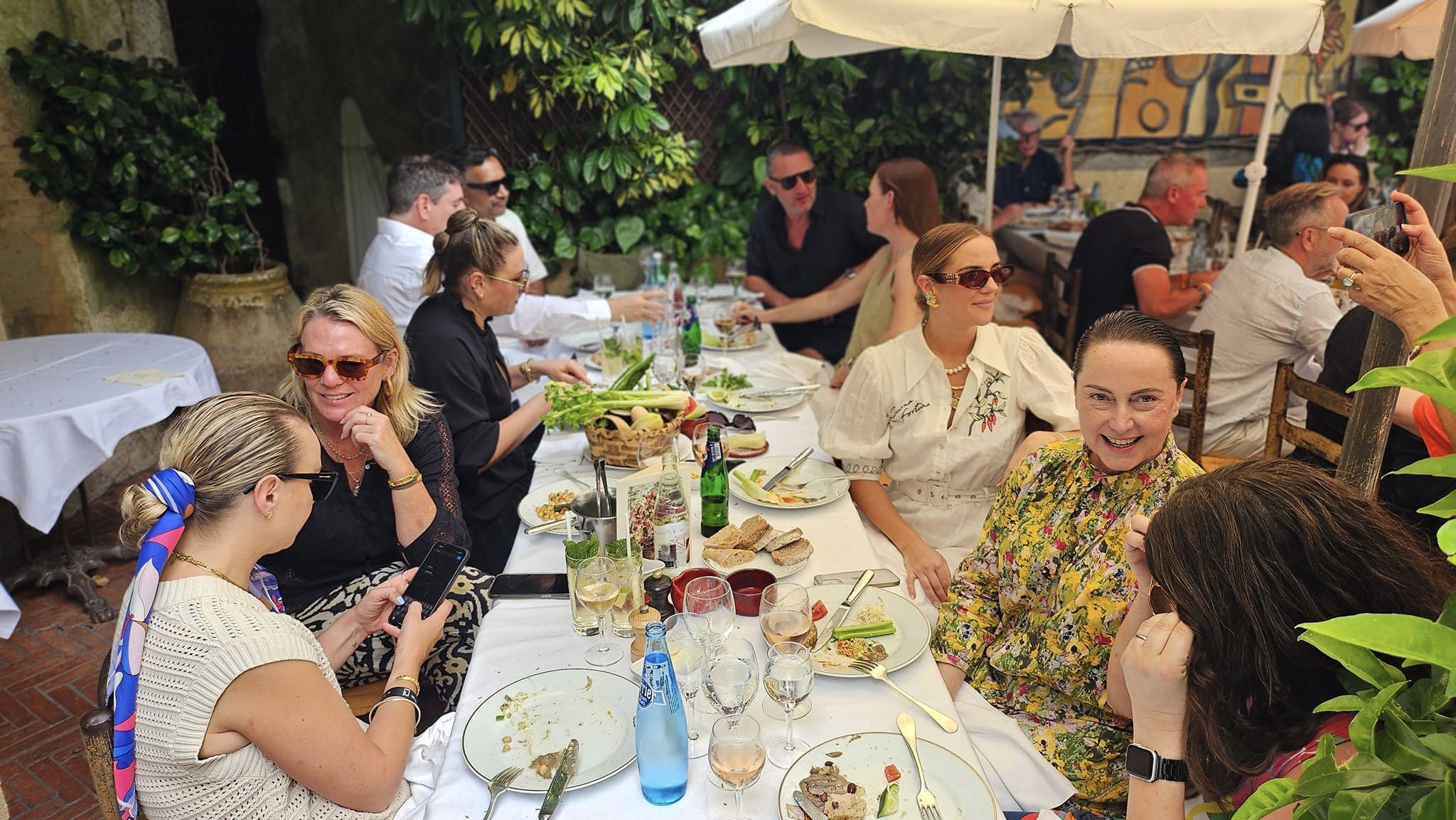 The Legendary CB Colombe d’Or Lunch – The heavy ad hitters hit the Rosé in St Paul de Vence