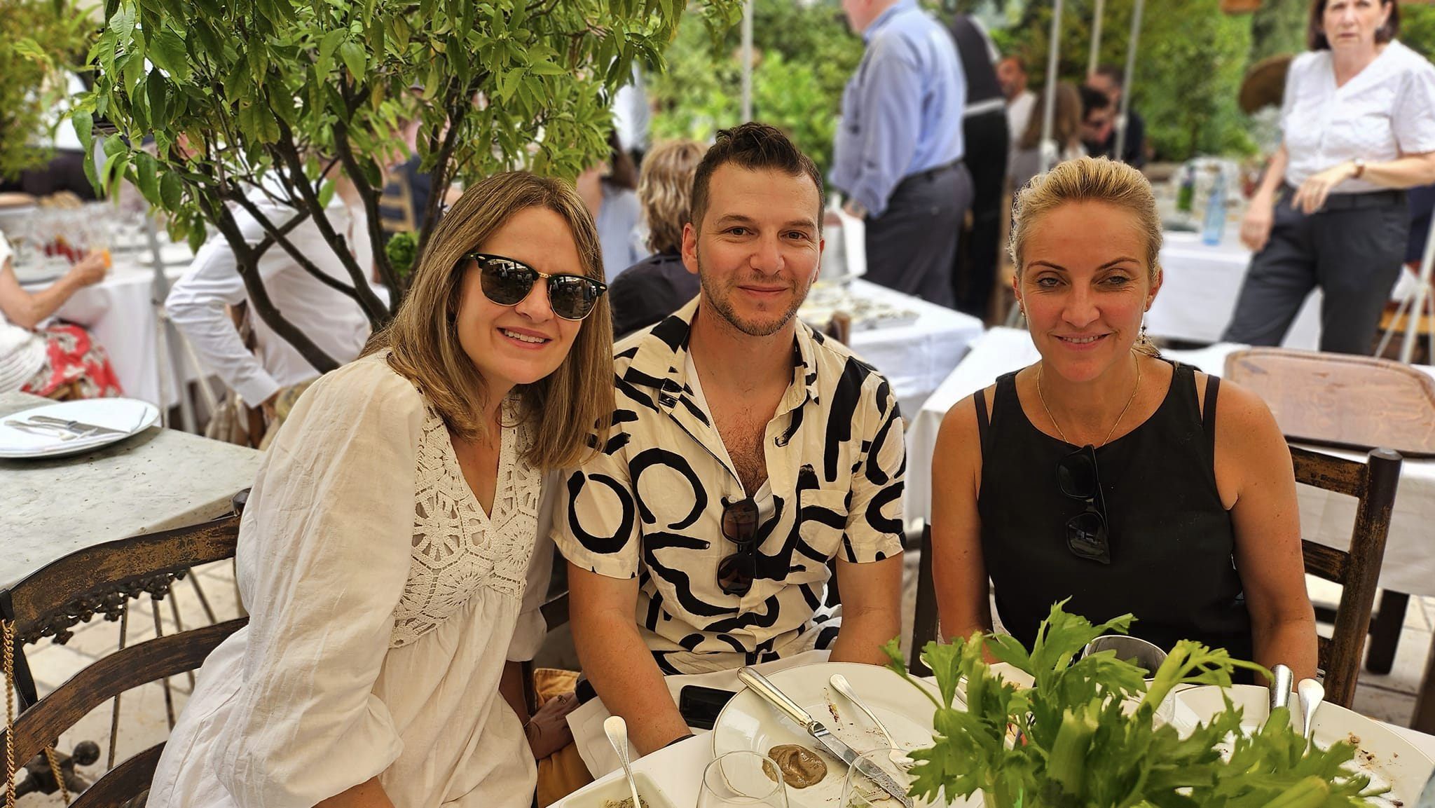 The Legendary CB Colombe d’Or Lunch – The heavy ad hitters hit the Rosé in St Paul de Vence