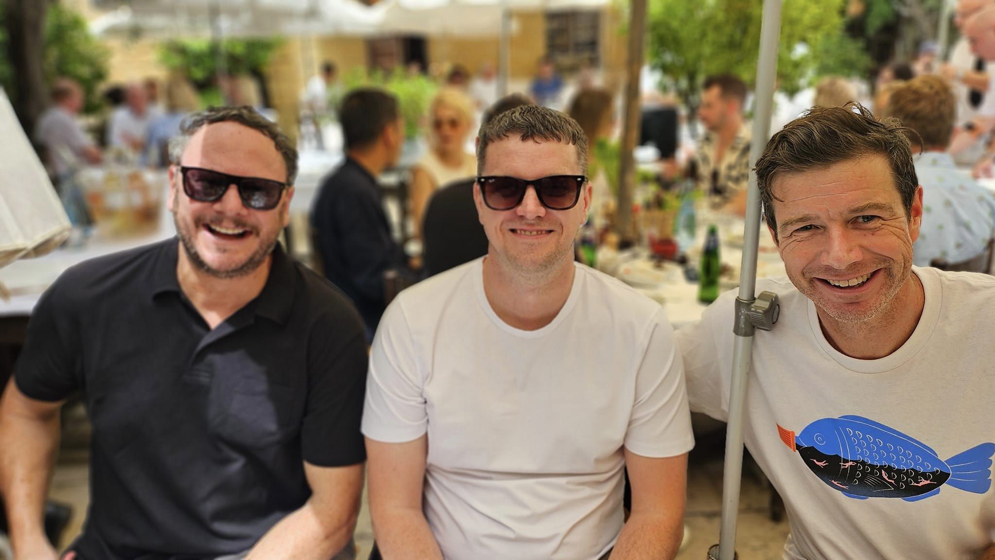 The Legendary CB Colombe d’Or Lunch – The heavy ad hitters hit the Rosé in St Paul de Vence