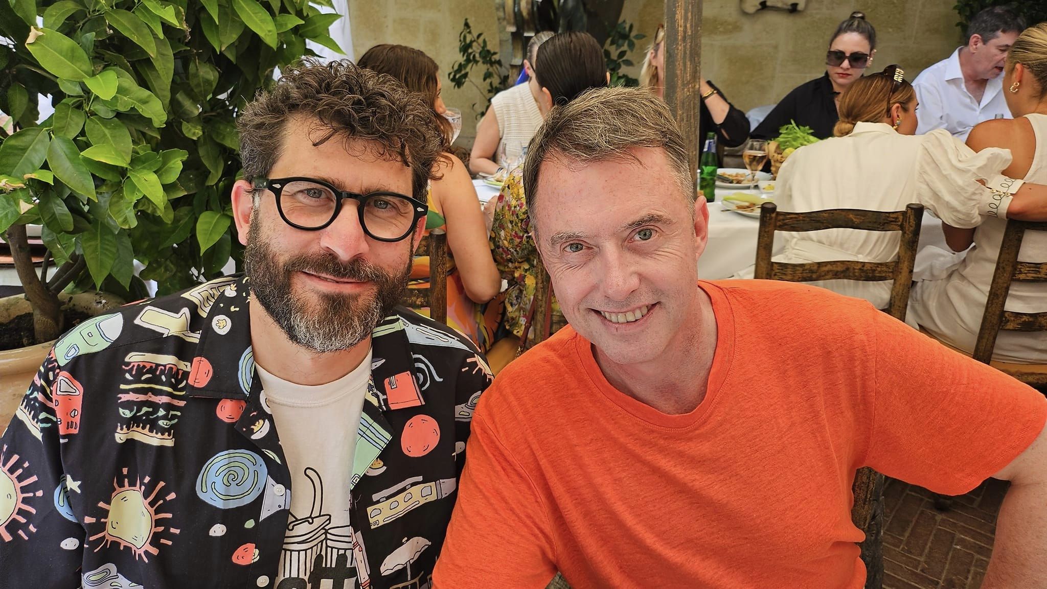 The Legendary CB Colombe d’Or Lunch – The heavy ad hitters hit the Rosé in St Paul de Vence