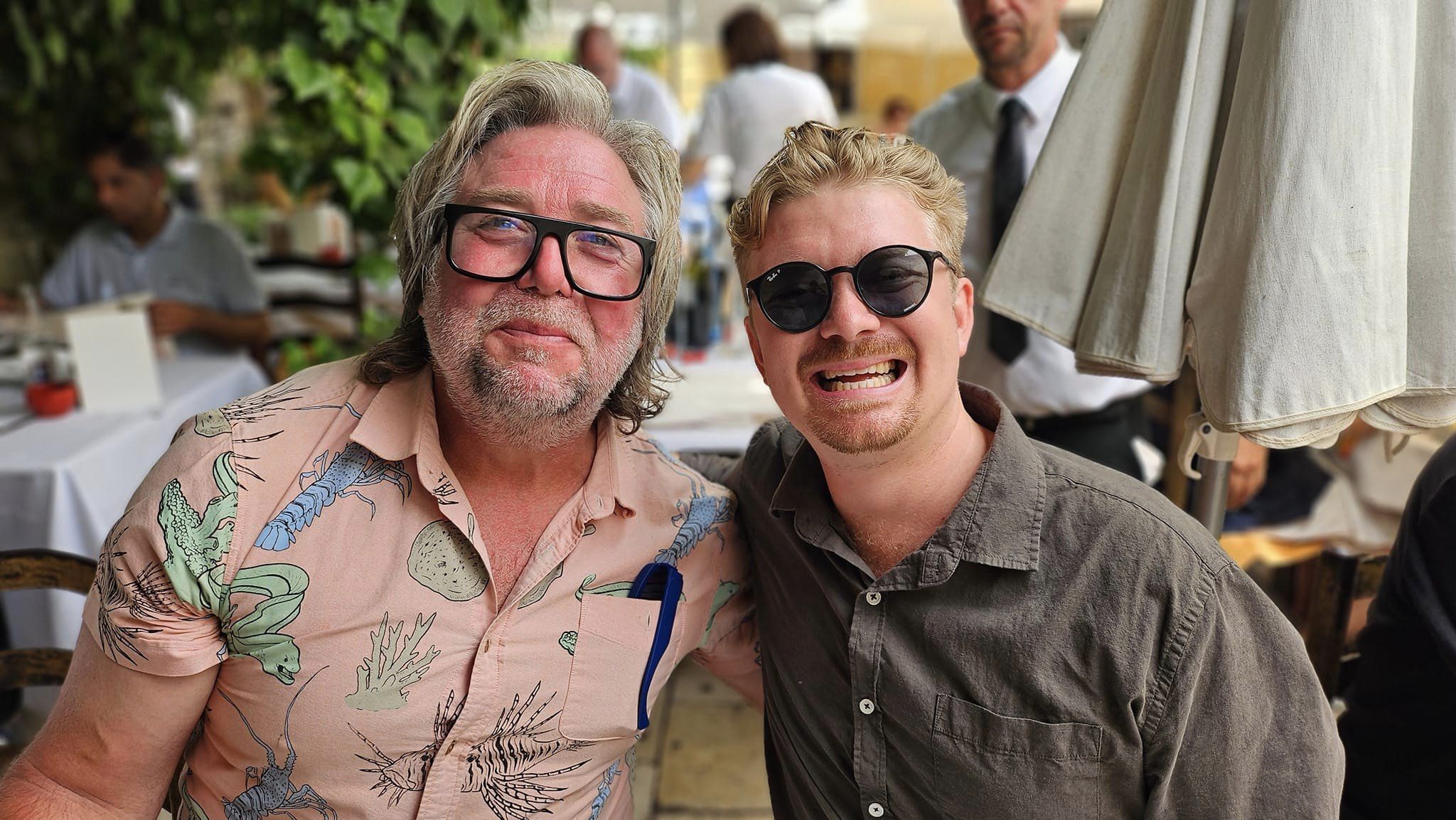 The Legendary CB Colombe d’Or Lunch – The heavy ad hitters hit the Rosé in St Paul de Vence