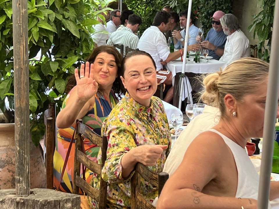 The Legendary CB Colombe d’Or Lunch – The heavy ad hitters hit the Rosé in St Paul de Vence