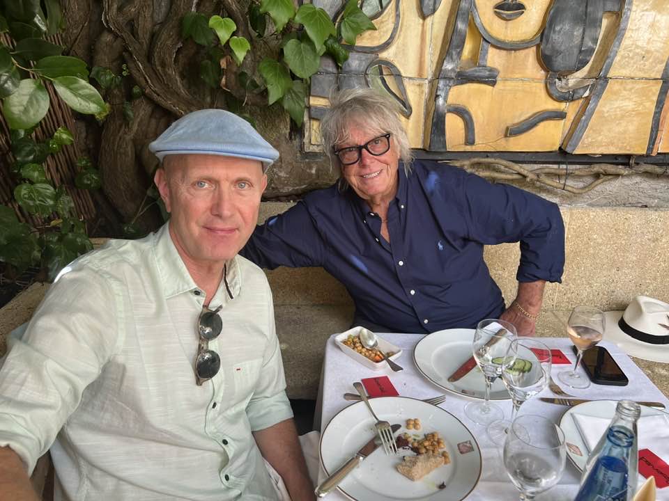 The Legendary CB Colombe d’Or Lunch – The heavy ad hitters hit the Rosé in St Paul de Vence