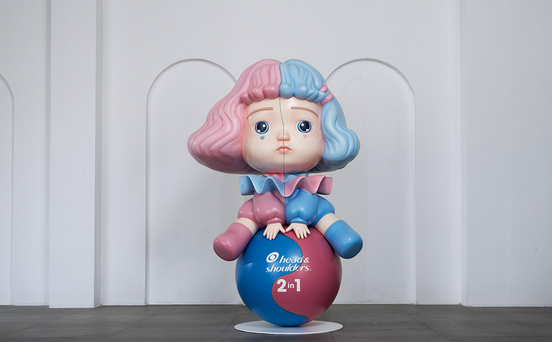 CJ WORX unveils ‘Chalotte 2in1’ art sculpture in new Head&Shoulders campaign kickoff