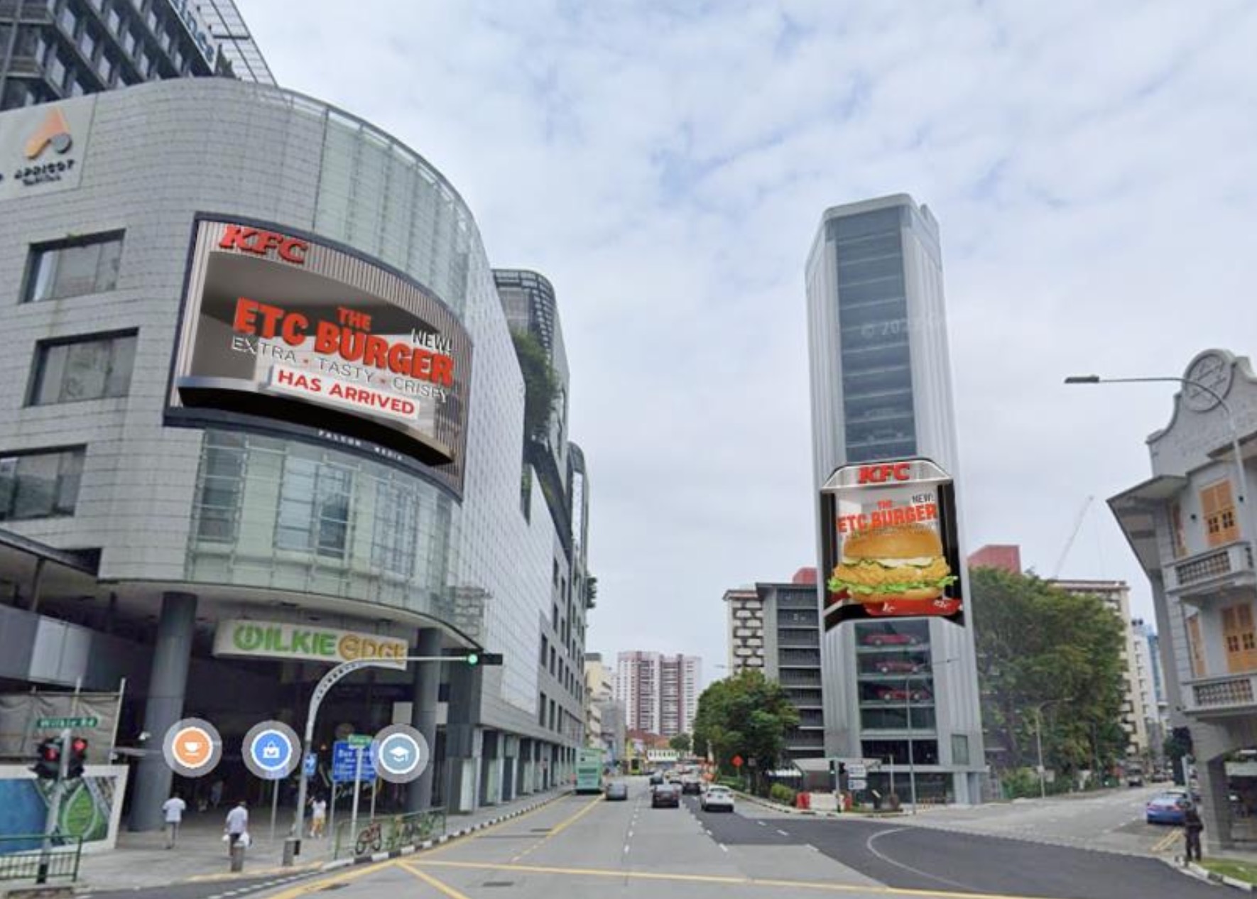 KFC unveils immersive OOH campaign for The ETC Burger via Havas Media Singapore + Plan B Media