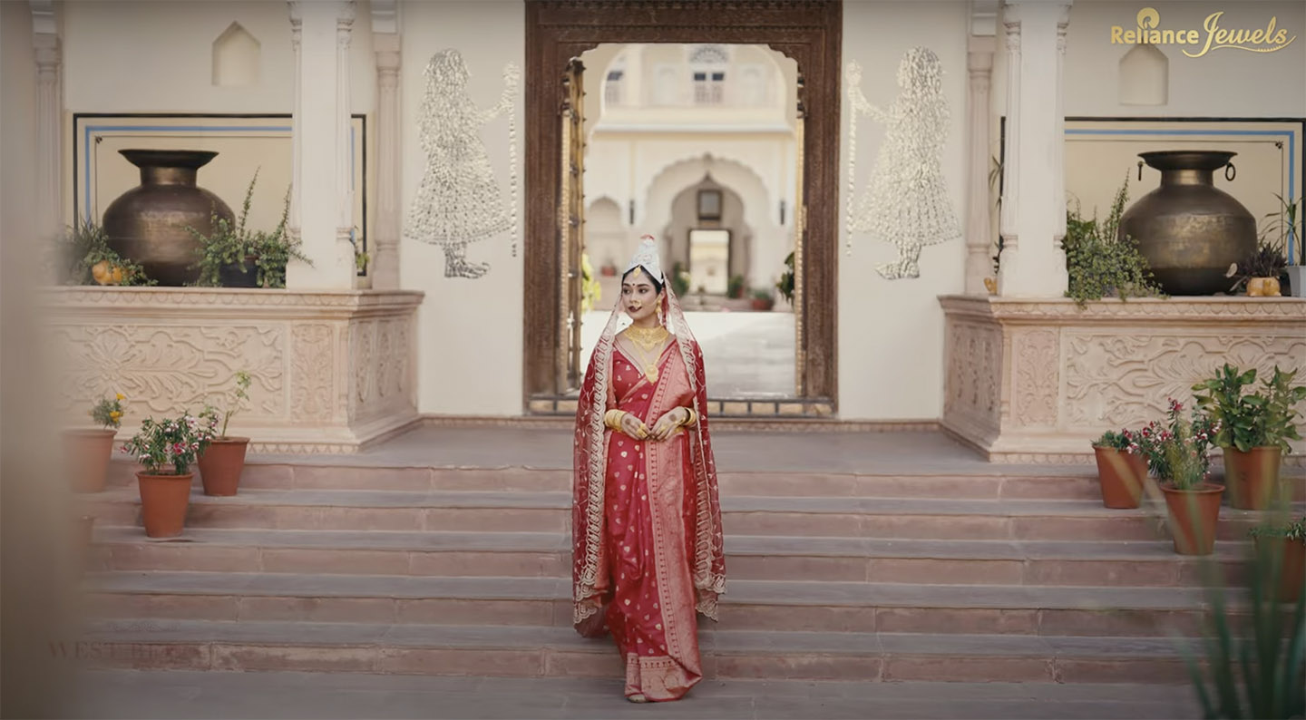 Scarecrow M&C Saatchi campaign for Reliance Jewels celebrates the queen in every bride