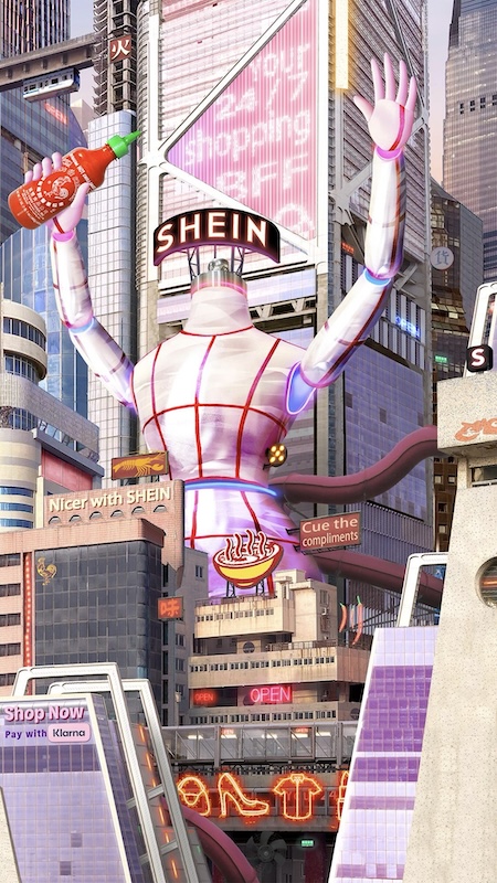 SHEIN and Sriracha launch surreal mash-up in Times Square NYC in new campaign via Ugly