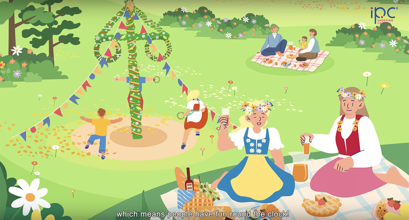 The Clan spotlights the Midnight Sun event for Ikano Centres’ Midsummer campaign