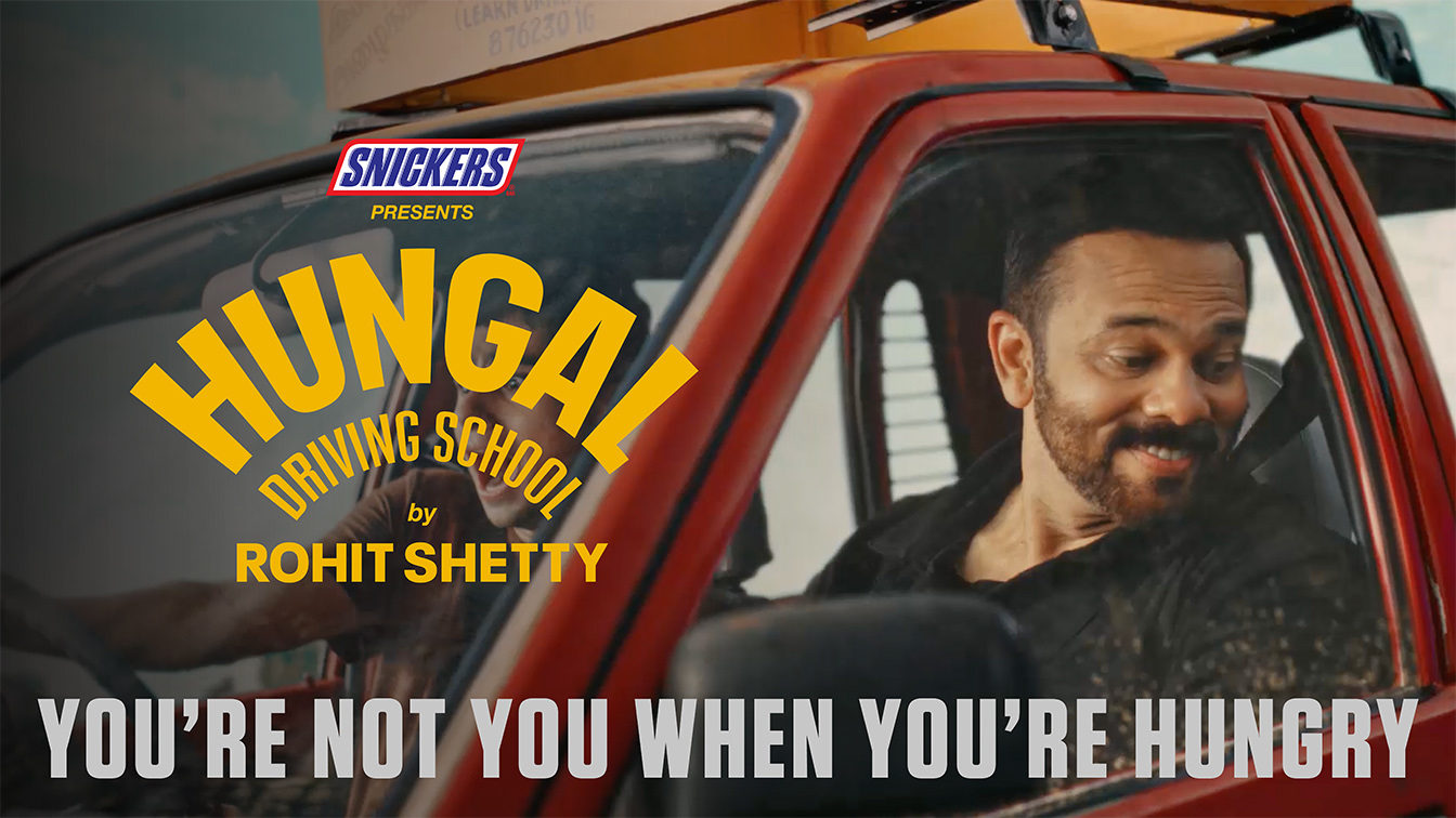 Rohit Shetty takes the wheel in this new DDB Tribal India spot for Snickers