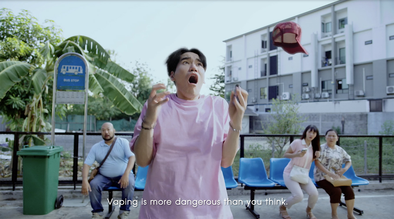 Sharks highlight the dangers of vaping in new BBDO spot for Thai Health Promotion Foundation