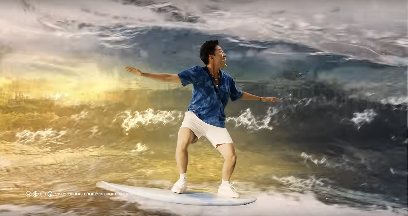 Vietnamese beer brand Huda invites young people to join an endless “Wave of Fun” via latest MullenLowe Mishra campaign