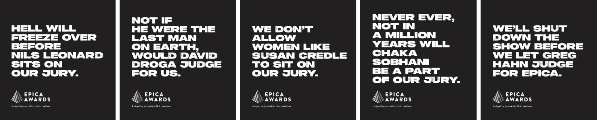 Epica reaffirms its commitment to its press jury in bold new call for entries campaign via BETC