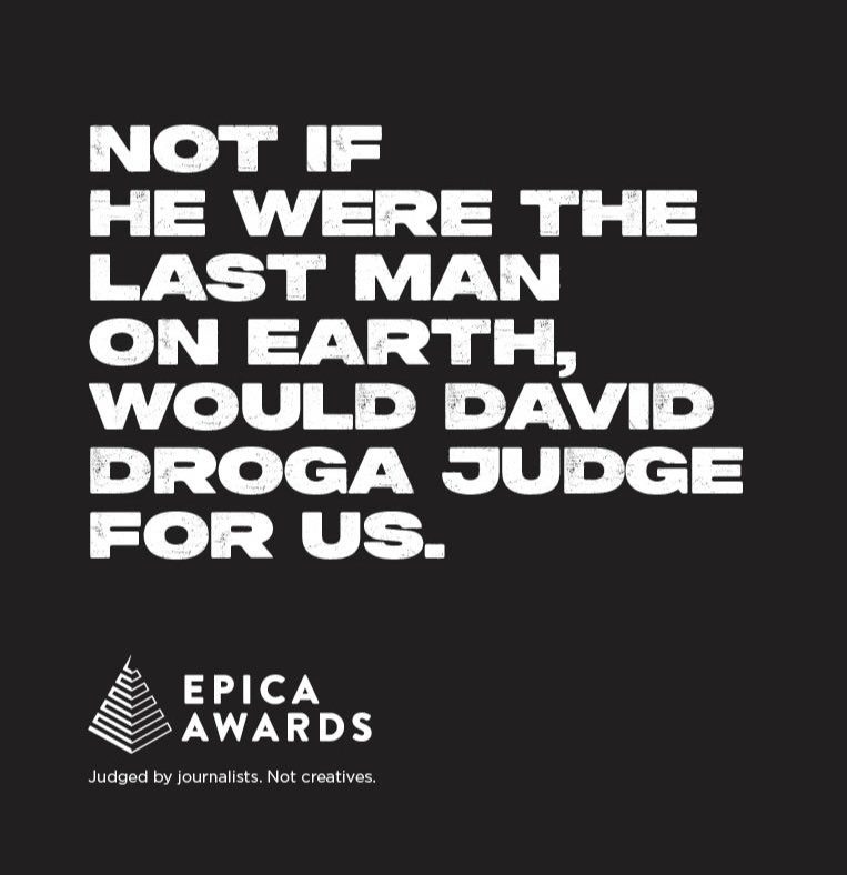 Epica reaffirms its commitment to its press jury in bold new call for entries campaign via BETC