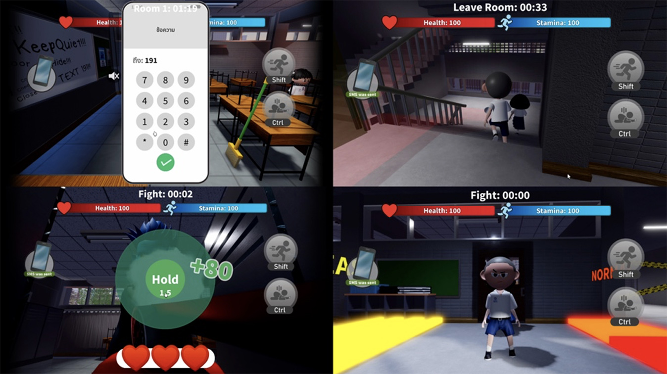 Bangkok University’s CoSI teaches survival skills during shooting incidents on Roblox via Dentsu Creative Thailand and Dentsu One Bangkok