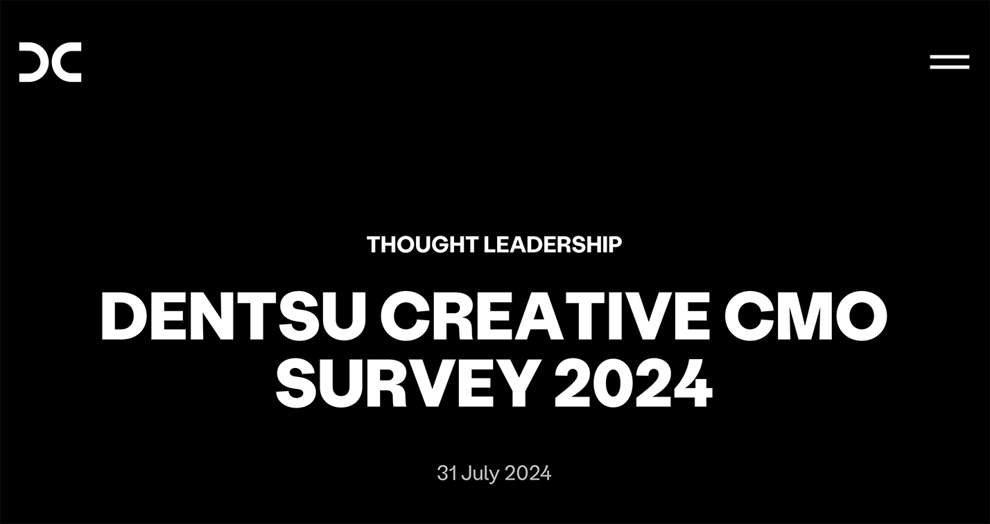 Dentsu Creative 2024 CMO annual report