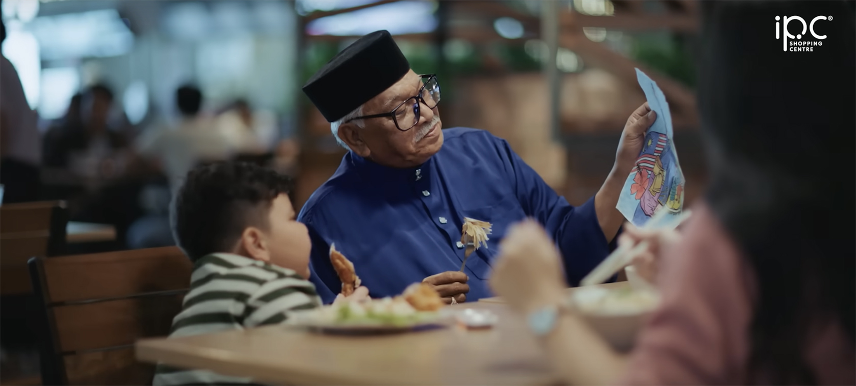 Strangers share a dining table in Ikano Centres’ National Day film by The Clan