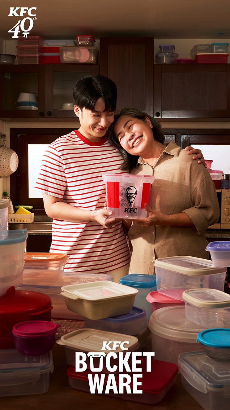KFC honors Mother’s Day with its exclusive “KFC Bucket Ware” sealed with love