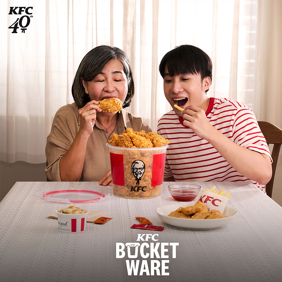 KFC honors Mother’s Day with its exclusive “KFC Bucket Ware” sealed with love