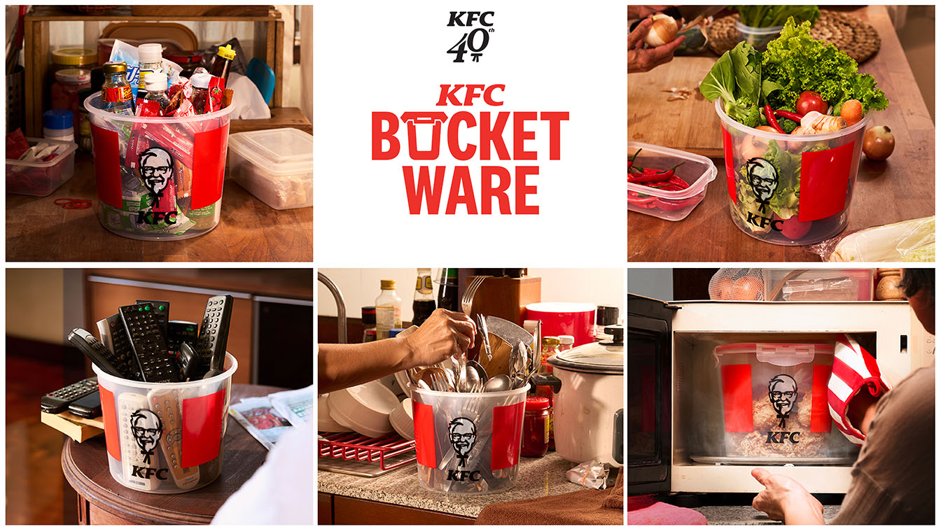 KFC honors Mother’s Day with its exclusive “KFC Bucket Ware” sealed with love