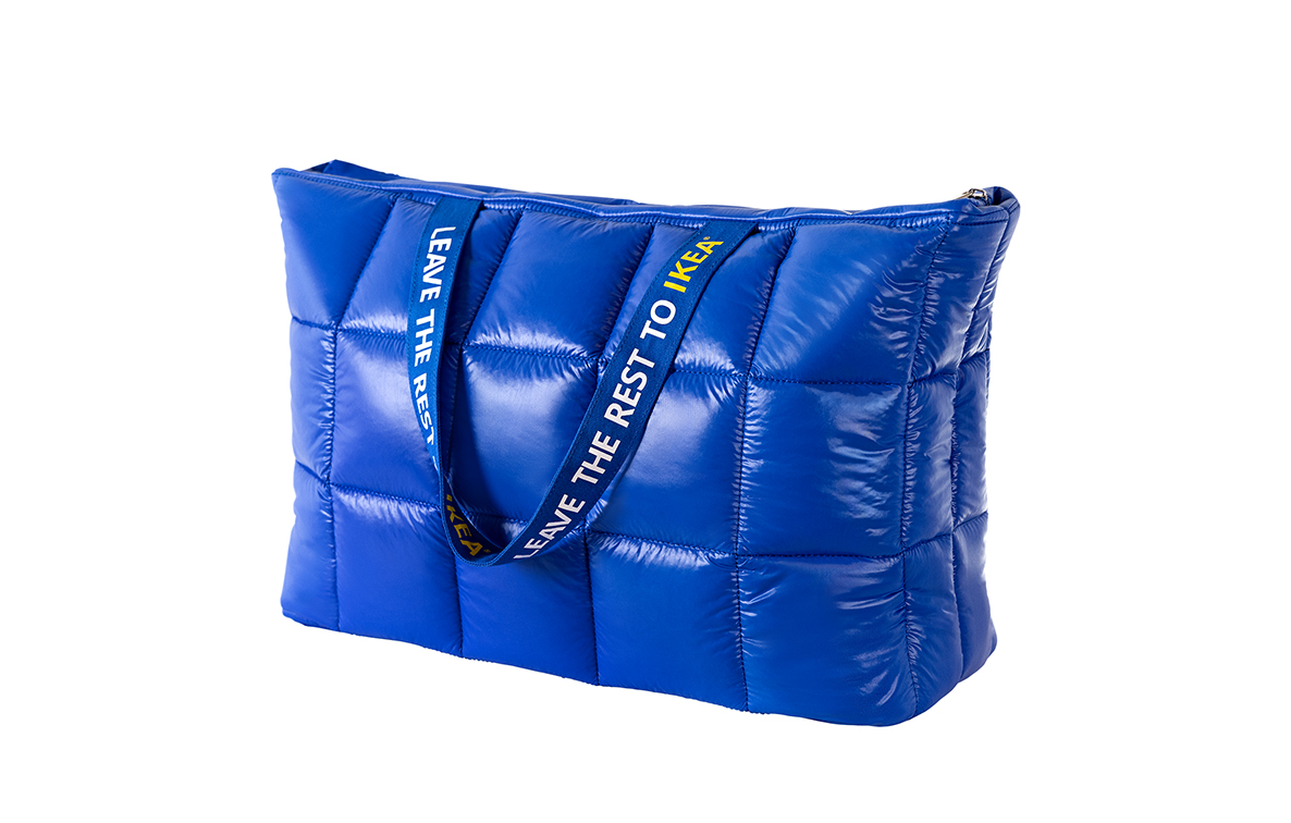 IKEA and The Secret Little Agency recreate iconic blue bag as a symbol of rest
