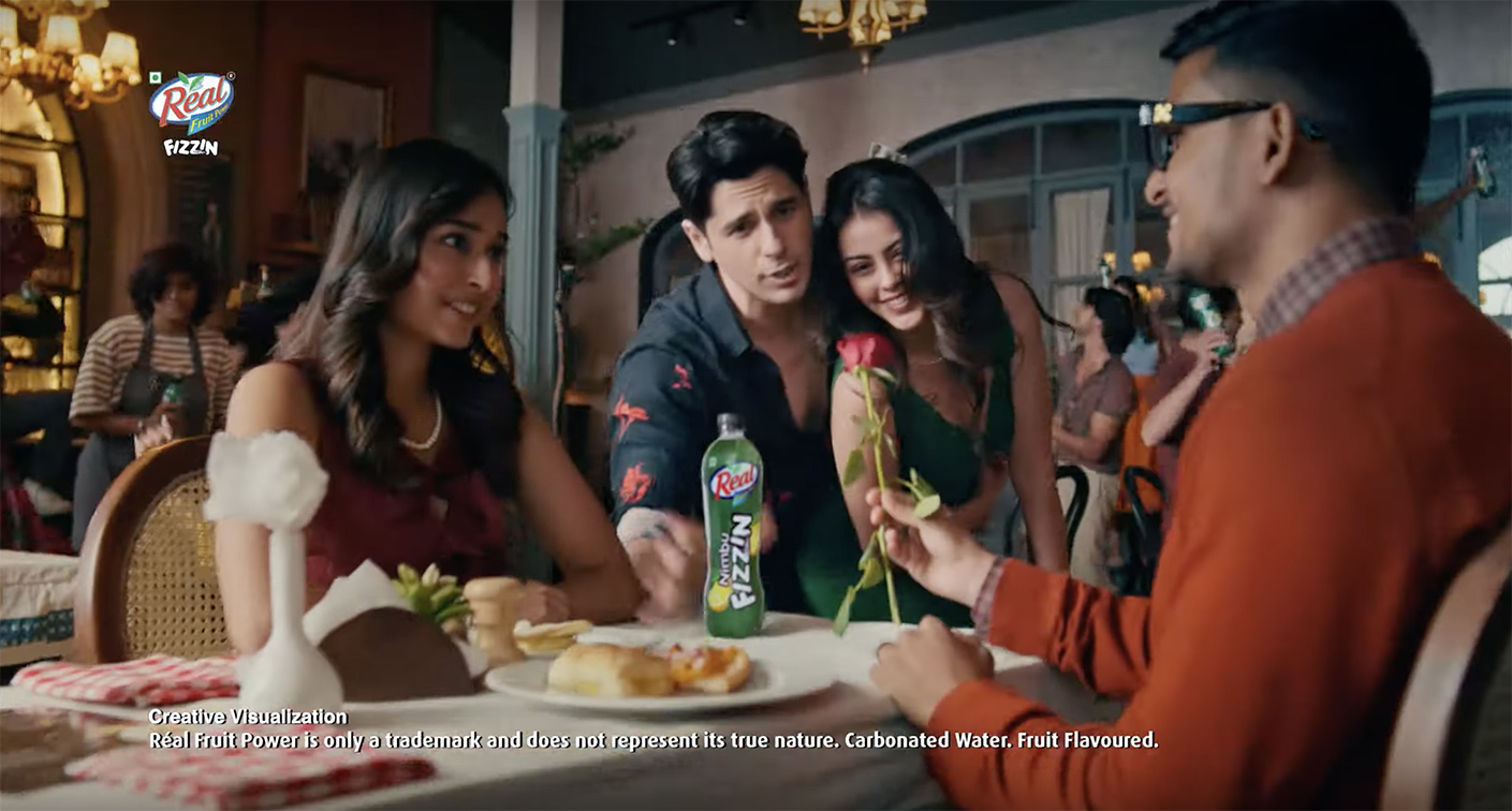 Sidharth Malhotra stars in new Dabur Real campaign created via Lowe Lintas India