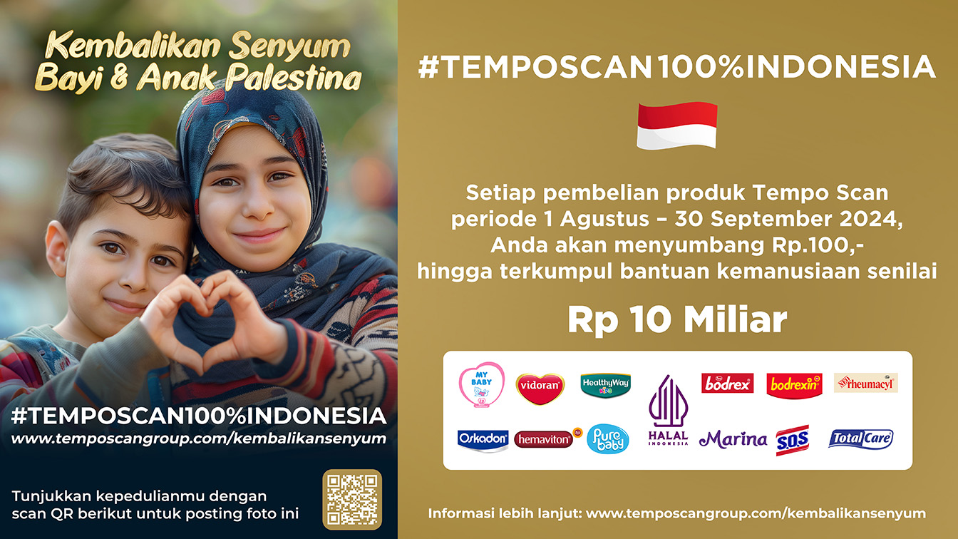 Bukahati advocates for humanitarian effort via #TEMPOSCAN100PERSENINDONESIA campaign