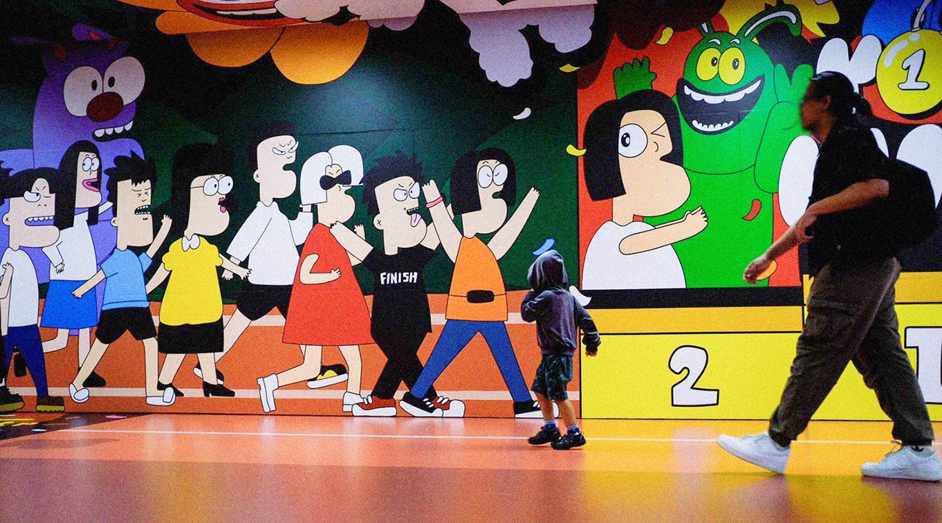 GreynJ United transforms metro passageway into ‘Walk Stadium’ for Thai Health Foundation