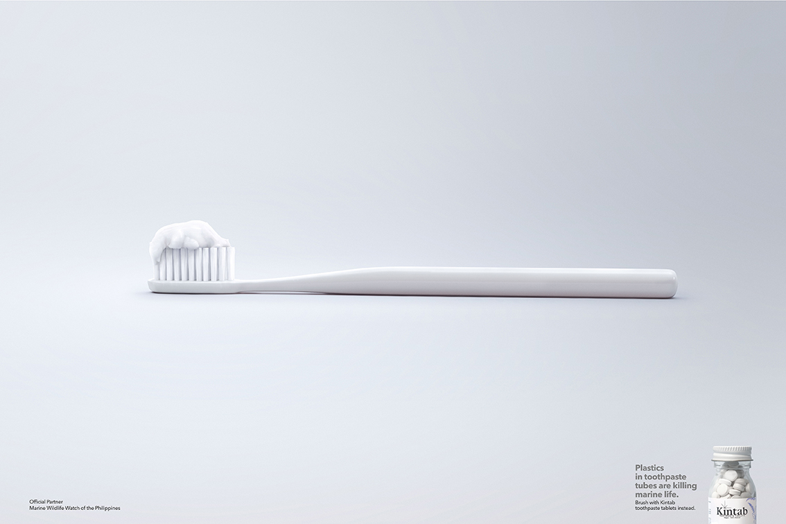 BBDO Guerrero Philippines, Kintab and MWWP show how traditional toothpaste leaves a negative impact on the environment