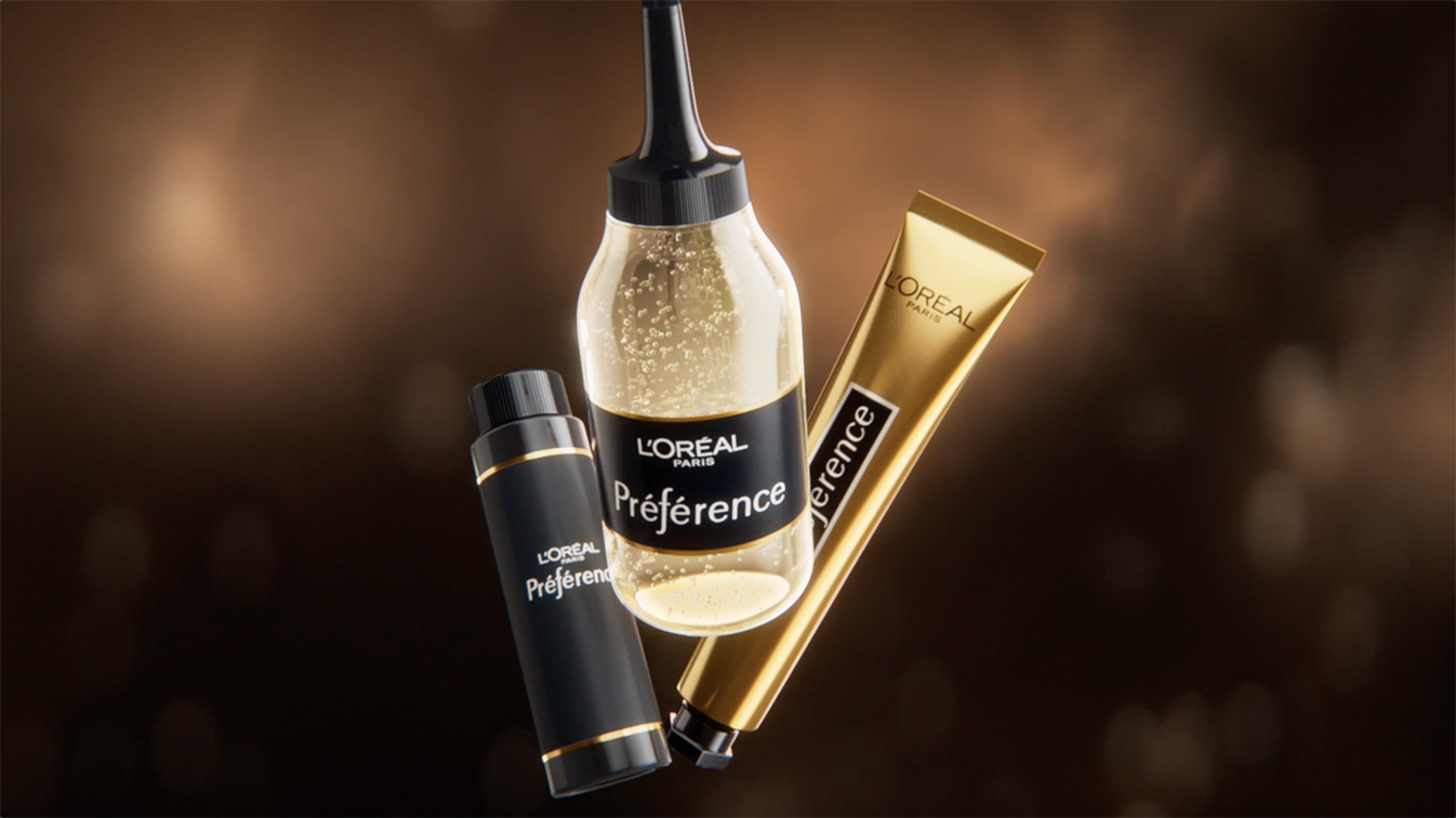 Fin Design + Effects Asia partners with McCann Paris bringing a touch of glamour to L’Oreal Paris’ new technology Preference product line