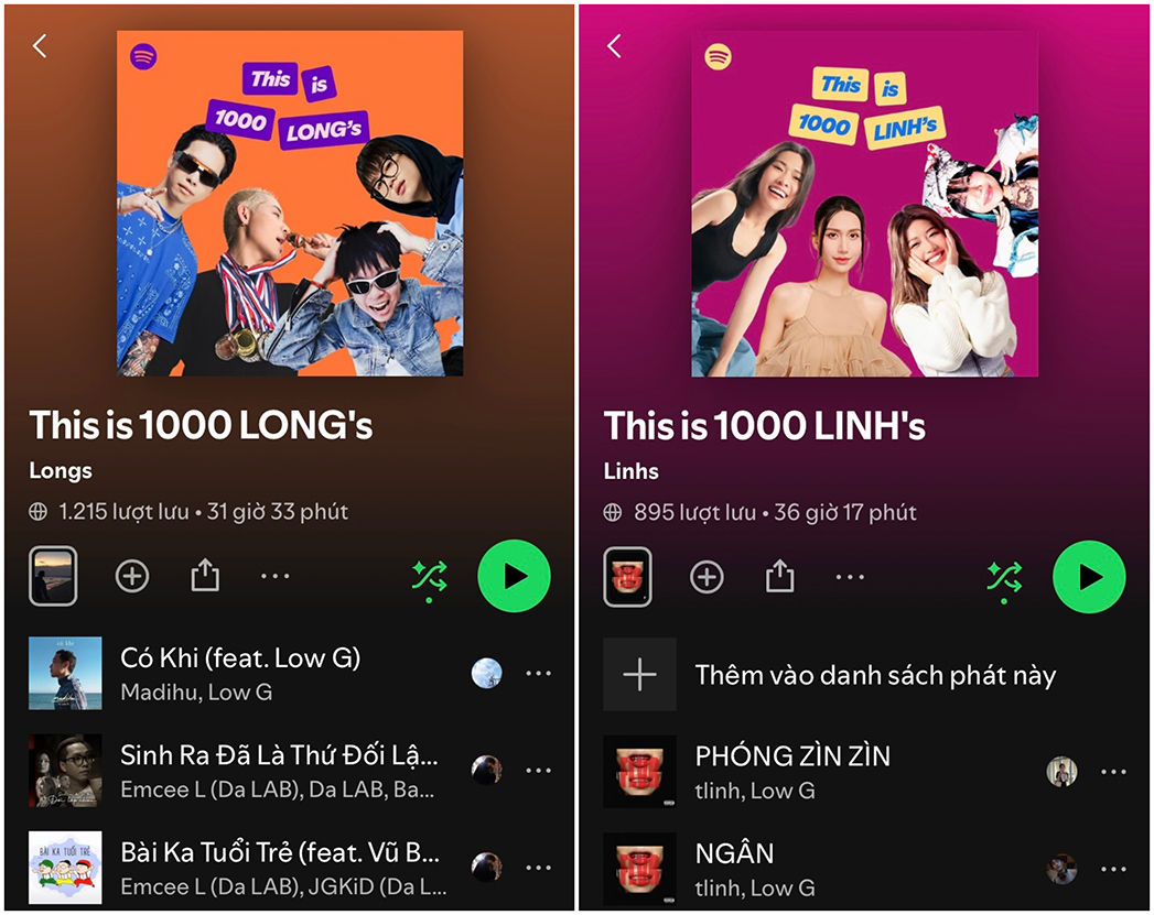 Vietnam’s same-name listeners join forces on Spotify for the Longest Playlist