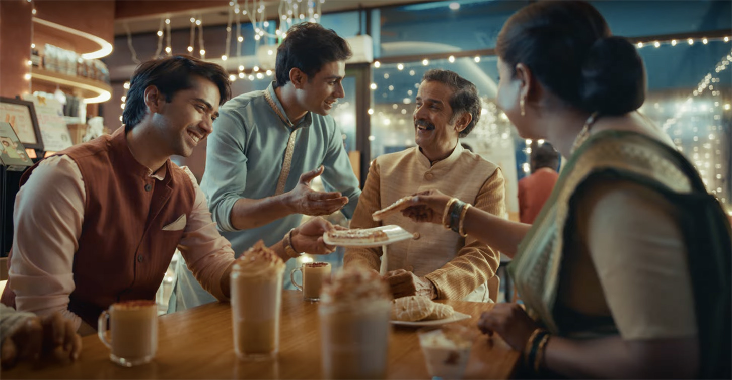 New TATA Starbucks film via Edelman India invites Indian families to celebrate Diwali with them