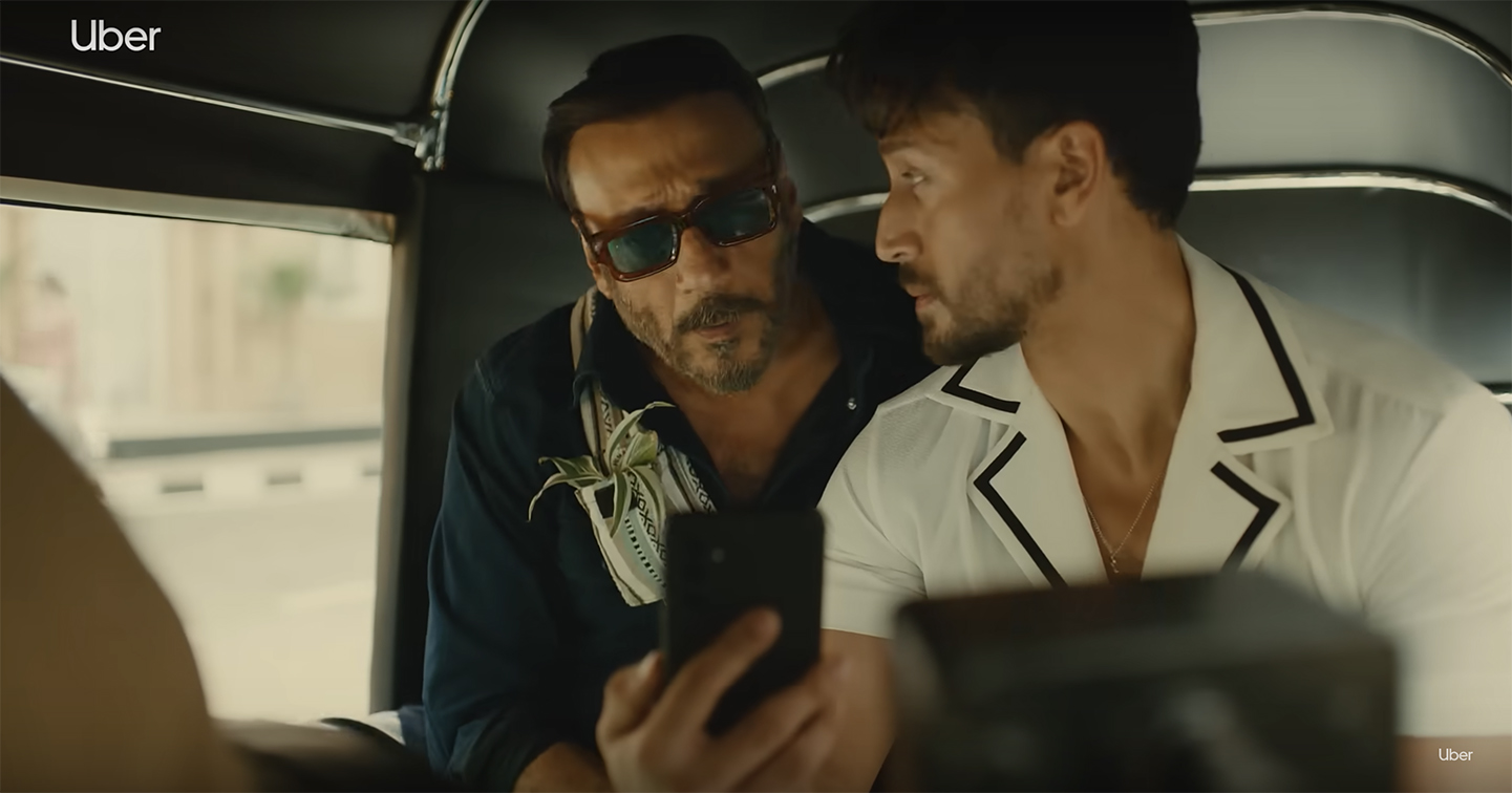 Jackie and Tiger Shroff are solving travel struggles in new Uber campaign via FCB India