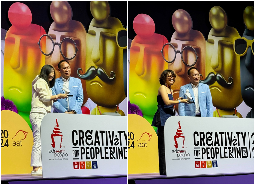 VML Thailand’s Park Wannasiri and Parattajariya Jalayanateja honoured with top leadership awards at 2024 AdPeople Awards
