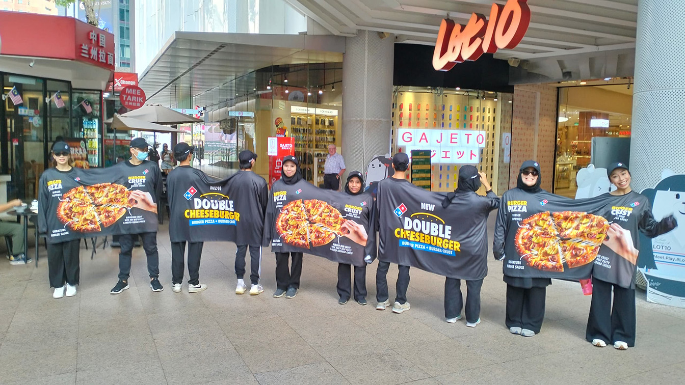 THE SHOUT GROUP/FCB SHOUT launches the new Domino’s Double Cheeseburger Pizza