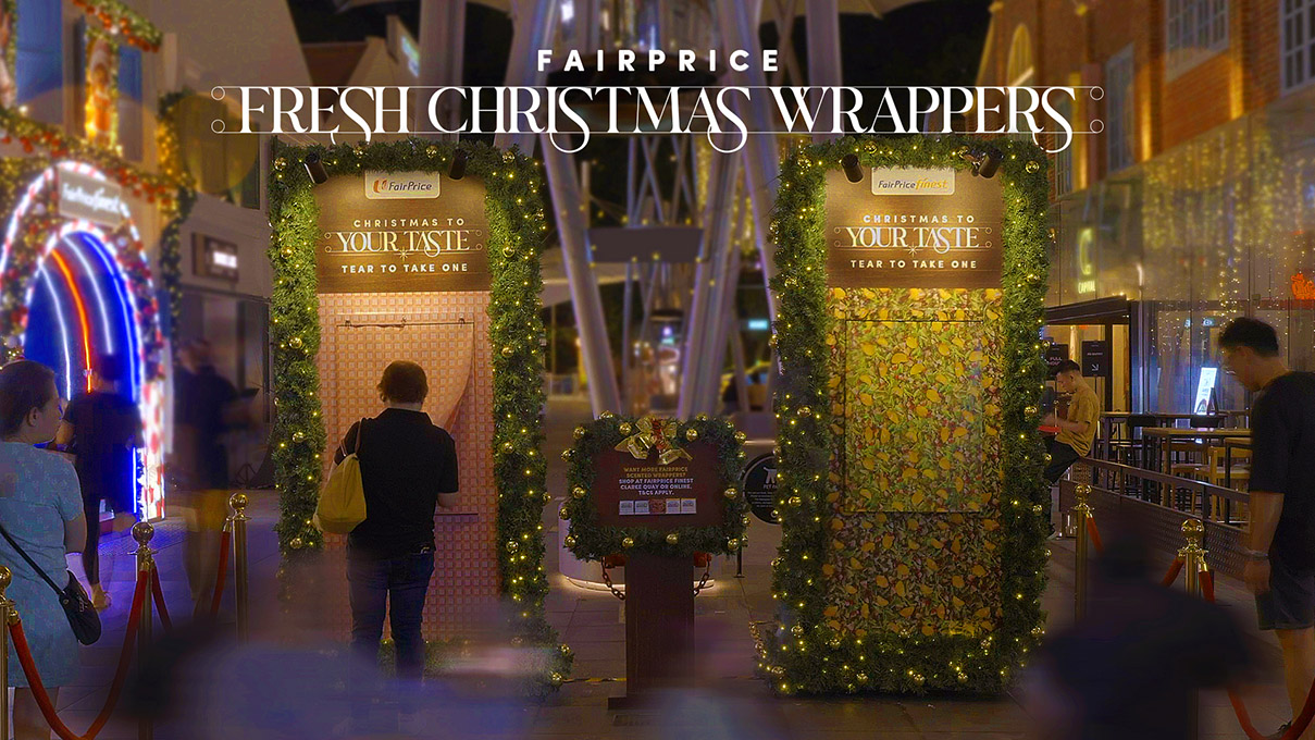 TBWA Singapore creates an interactive OOH multi-sensory experience for FairPrice Group