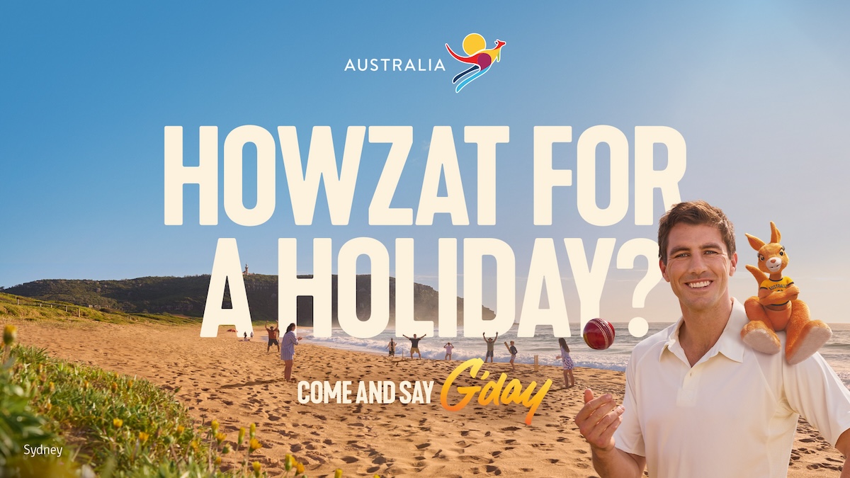 Pat Cummins and Ruby the Kangaroo invite Indian cricket fans to ‘Come and Say G’day’ in new Tourism Australia campaign