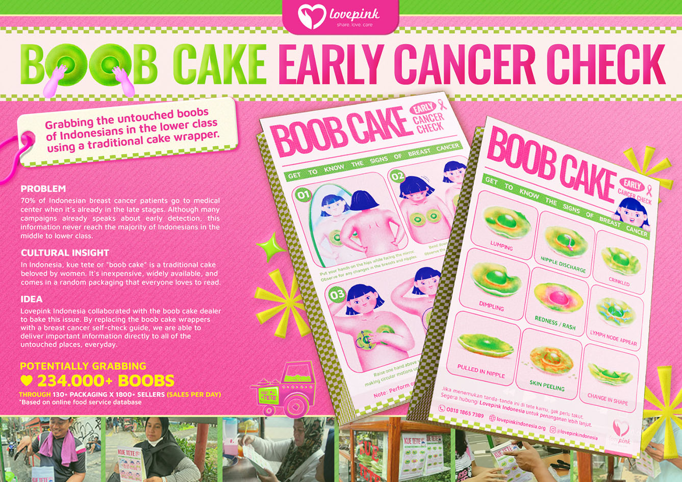 FCN Creative – Flock and LovePink turn street food wrapper into a life-saving message