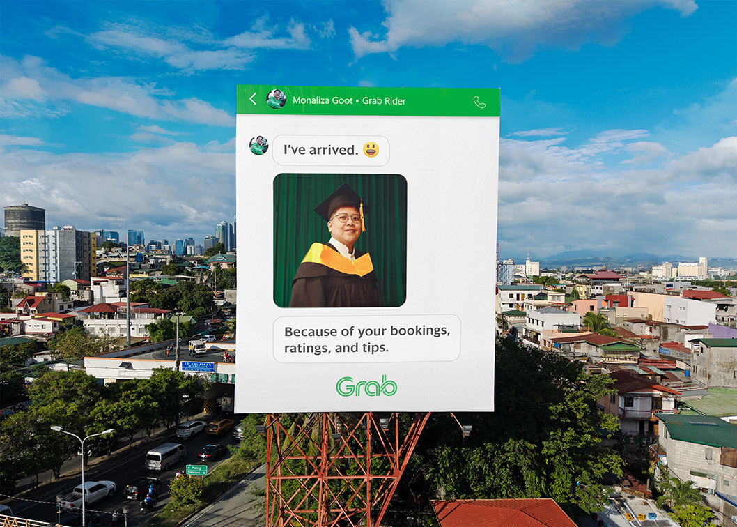 Gigil Philippines gives Grab’s ‘I’ve Arrived’ message a new meaning via OOH campaign