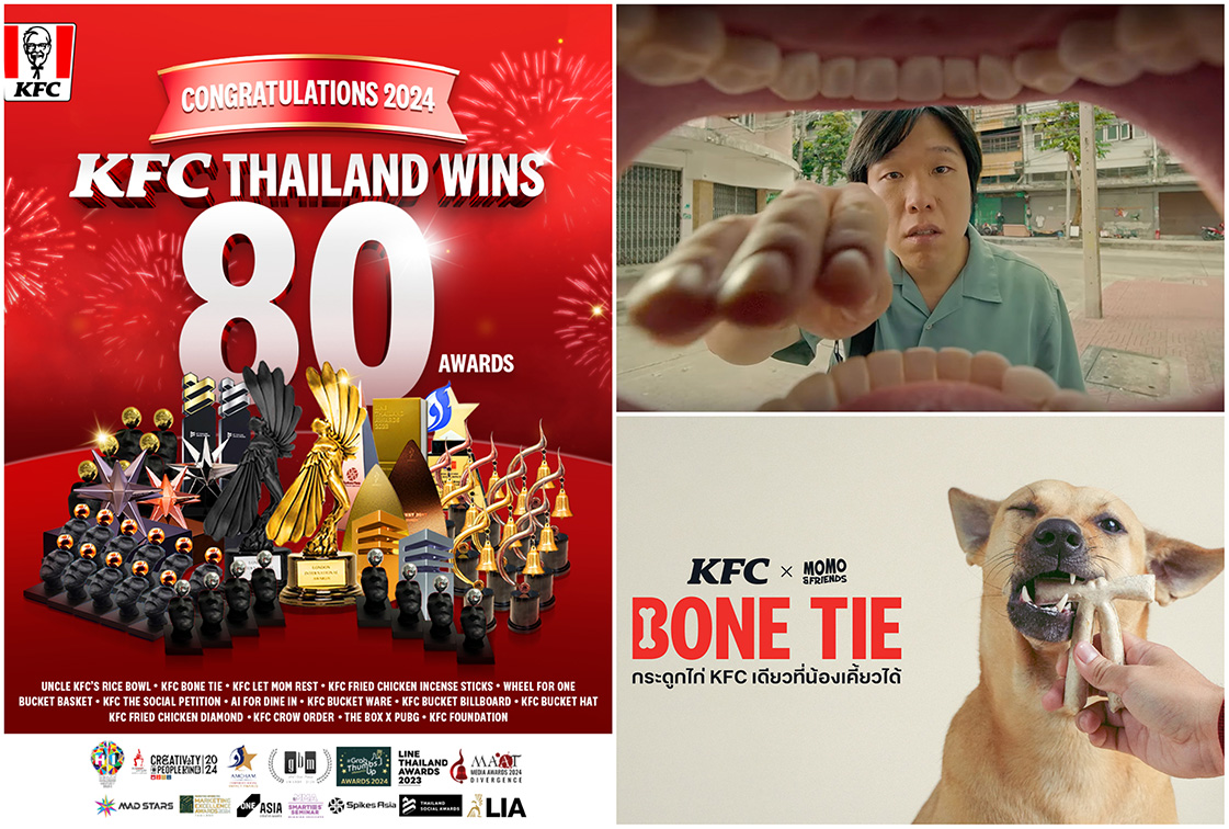 KFC Thailand celebrates award-winning 2024, picking up 80 National and International awards
