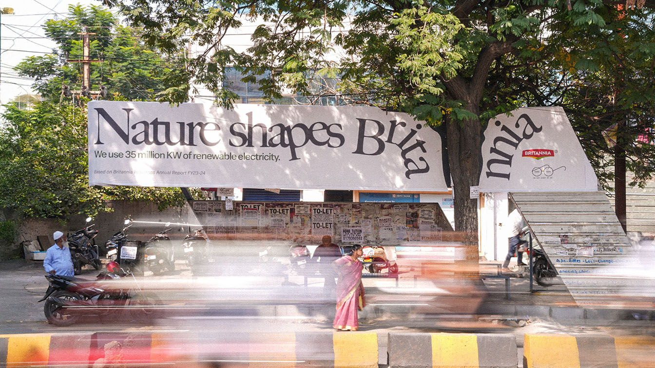 Britannia uses nature to shape latest OOH campaign created via Talented India