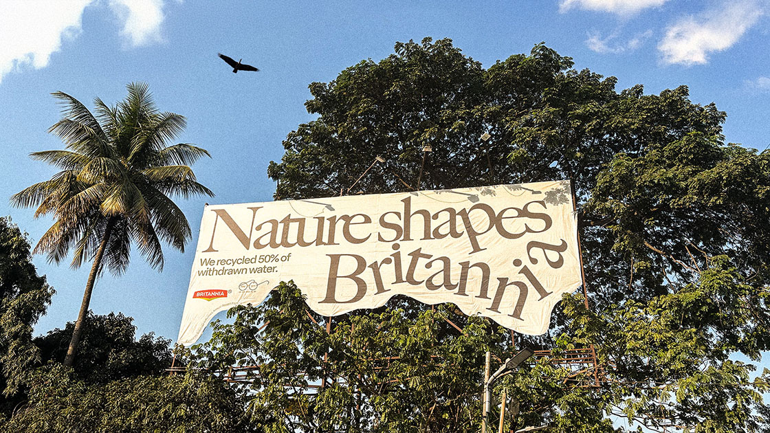 Britannia uses nature to shape latest OOH campaign created via Talented India
