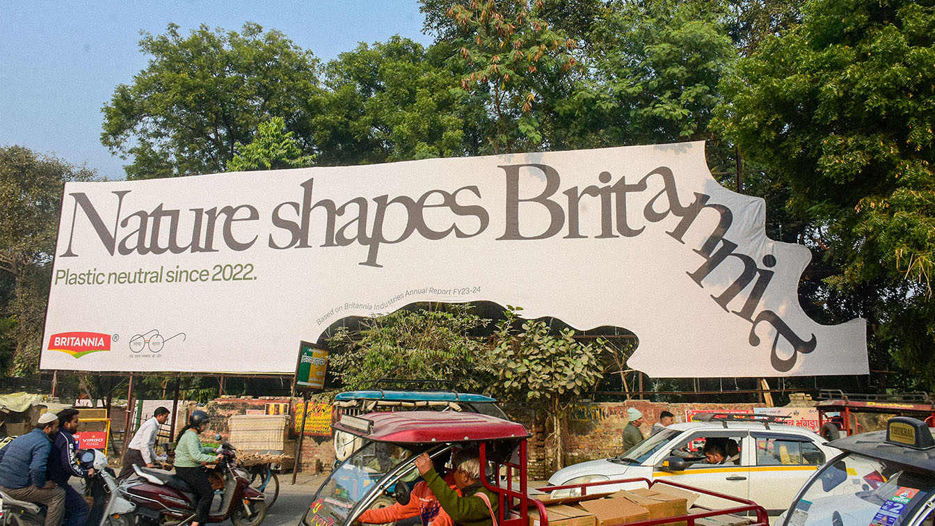 Britannia uses nature to shape latest OOH campaign created via Talented India