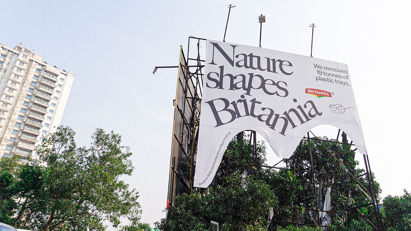 Britannia uses nature to shape latest OOH campaign created via Talented India