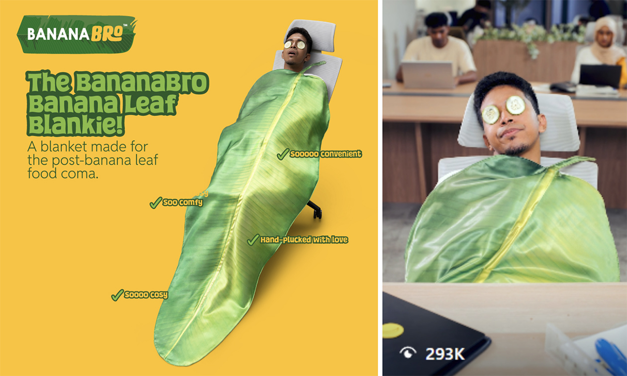 BananaBro and Fishermen’s “Banana Leaf Blankie” turns food comas into a fun experience