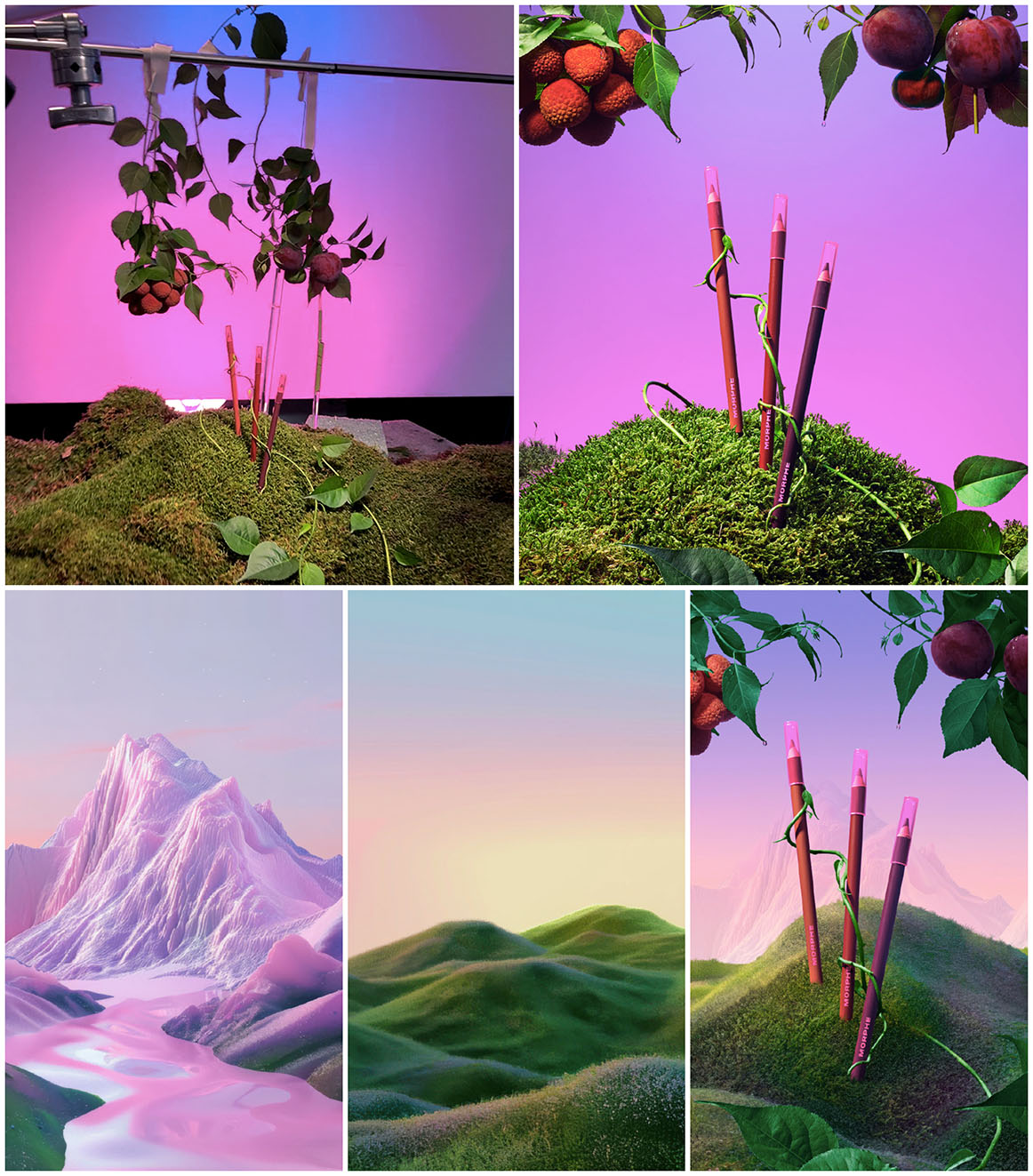 Mashing real and AI images Design Army launches new campaign for Morphe cosmetics