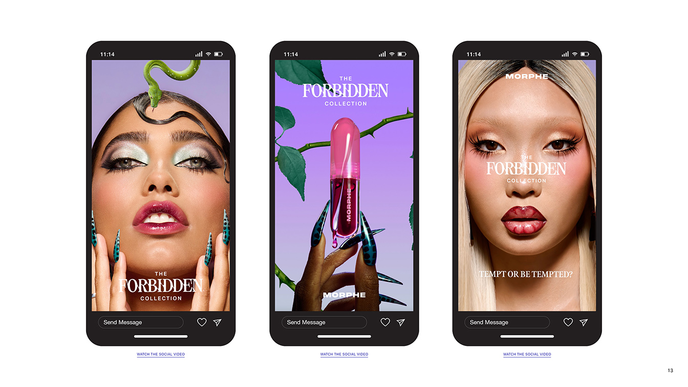 Mashing real and AI images Design Army launches new campaign for Morphe cosmetics