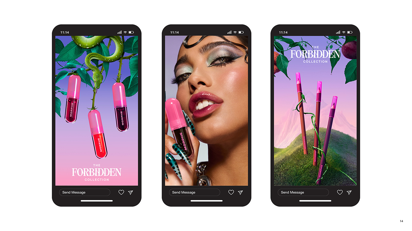 Mashing real and AI images Design Army launches new campaign for Morphe cosmetics