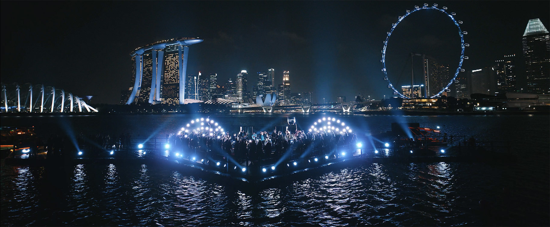 Coldplay films latest music video in Singapore