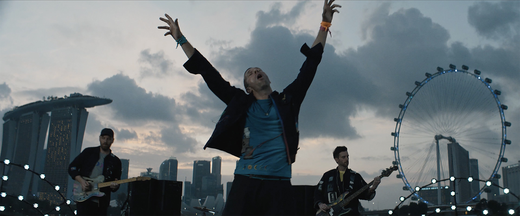 Coldplay films latest music video in Singapore